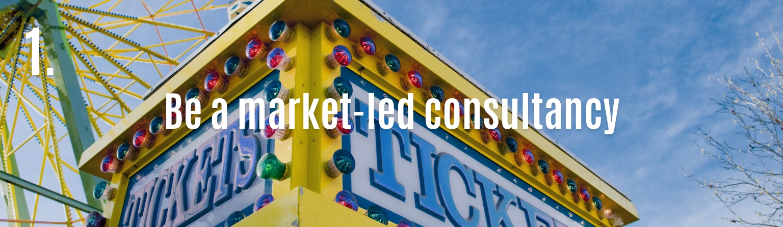 How to grow your consultancy in 2025 be market led headline be market led headline | The Consultancy Growth Network